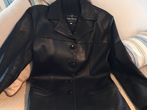 Vera Pelle Leather Jacket, - image 2