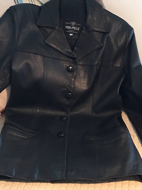 Vera Pelle Leather Jacket, - image 1