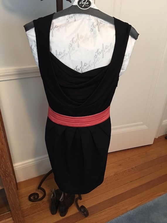 black cocktail dress