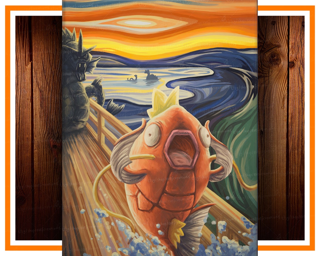 Pokemon Magikarp Canvas Print Home Decor and Art Paintings Gift for Pokemon  Fans Wall Art Canvas Poster Incl. Wooden Frame -  Canada