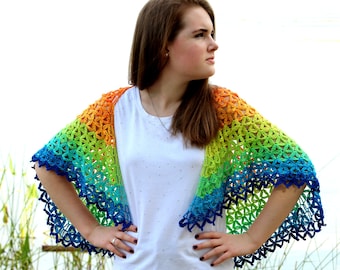 Crochet Shawl, Summer Shawl, Crochet Pattern, Crochet Shawl Pattern, Crochet Wrap, Shawl Crochet Pattern, Shawl Crochet