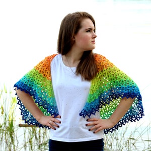 Crochet Shawl, Summer Shawl, Crochet Pattern, Crochet Shawl Pattern, Crochet Wrap, Shawl Crochet Pattern, Shawl Crochet