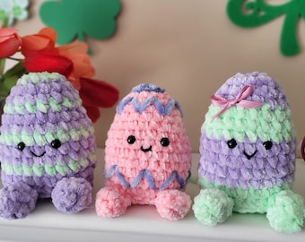 Crochet Easter Egg, Crochet Egg, Crochet Softies, Easter Egg pattern, Crochet Egg Pattern, Crochet Softies Pattern, Plush Easter Egg