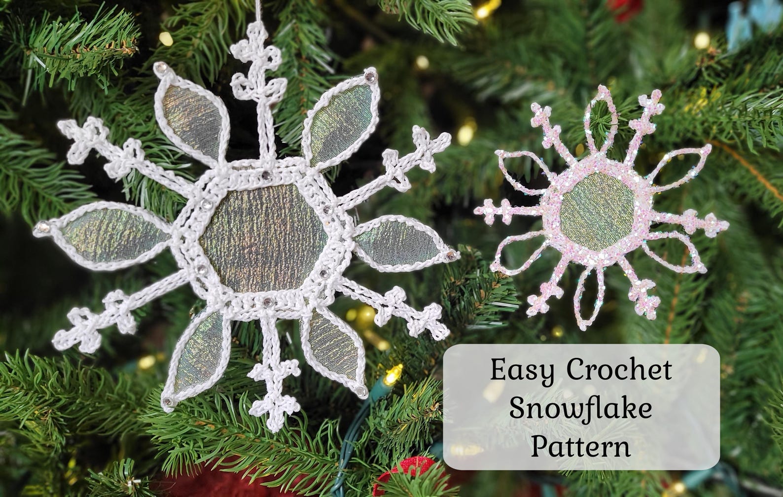 Easy Crochet Snowflake, Snowflake, Crochet Snowflake, DIY Snowflake ...