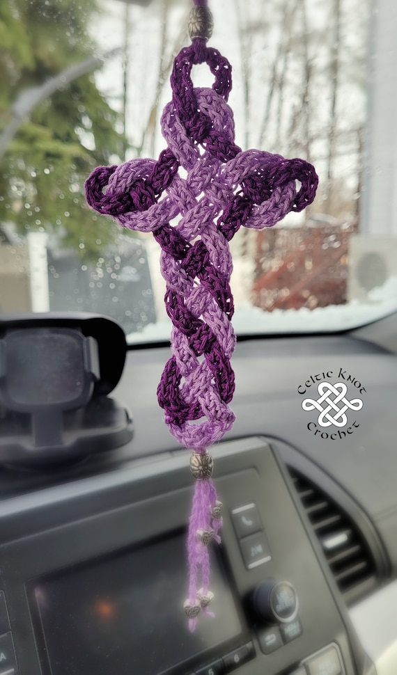 Celtic Cross, Celtic Crochet Cross, Cross Bookmark, Crochet Cross