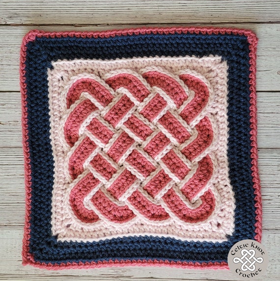 Celtic knot crochet blanket hotsell