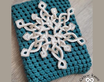 Celtic Diamond Snowflake Crochet Pattern