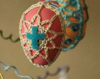 Easter Decor, Crochet Easter Eggs, Easter Crochet,  Easter Basket Stuffers, Easter Basket, Easter Gifts, Crochet Easter Egg Covers