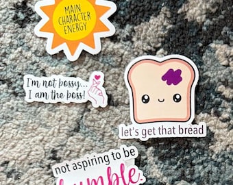 Girl Boss Stickers | Feminist Stickers | Boss Babe Stickers | Motivational Stickers | Inspirational Stickers