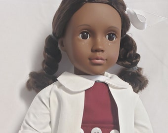 Ruby Bridges Doll - HistoryWearz™ refurbished doll - Black Doll - African-American doll - Herstory doll - Norman Rockwell inspired painting