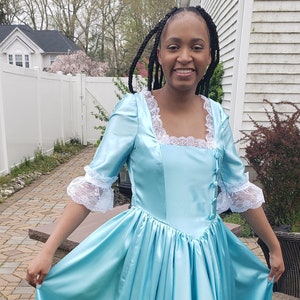 Schuyler Sisters Eliza Hamilton Historical Costume -Angelica- Teens and Young Ladies - Eliza Schuyler dress - Hamilton Broadway dress