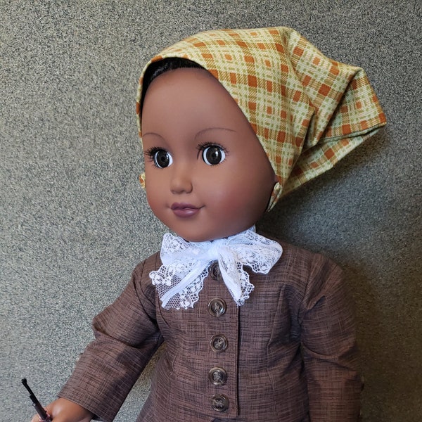 Harriet Tubman doll - HistoryWearz™ refurbished dolls - Abolitionist - Herstory doll - inspirational woman doll clothes