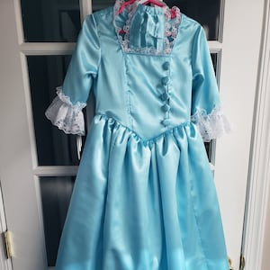 Schuyler Sisters / Eliza Hamilton / Christmas gift / Hamilton costume for girls / Eliza Schuyler / Eliza Hamilton / recital dress