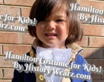 Hamilton Costume for Kids / Alexander Hamilton / Halloween costume / Colonial costume / HistoryWearz™ Costumes / Costumes for children