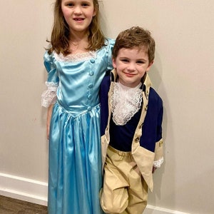 Hamilton Costumes for Kids / Alexander Hamilton costume / Eliza Schuyler Hamilton costume / Colonial costumes / Historywearz costume