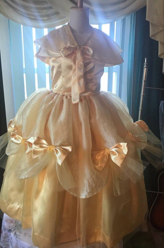 Belle Dress / Disney Princess Dress Beauty and the Beast Belle Costume /  Yellow Dress / Ball Gown for Toddler, Child, Girl Princess Costume -   Finland