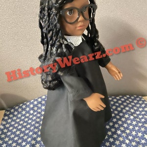 Ketanji Brown Jackson doll / HistoryWearz™ Refurbished dolls / Supreme Court Judge / First Black Woman USA Supreme Court Judge image 2
