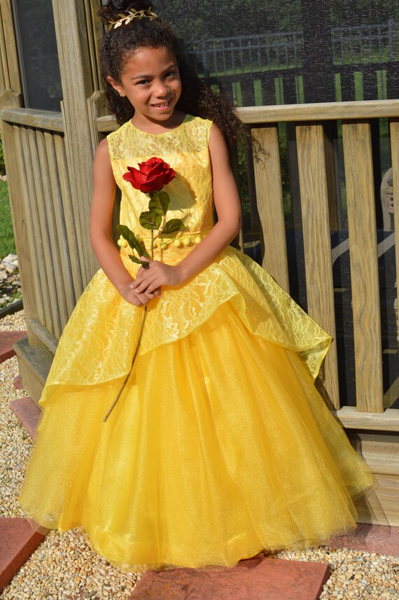 yellow belle dress