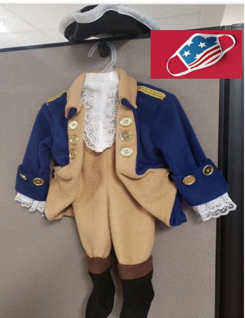 Patriotic Costume For Children Hamilton Costume For Baby Colonial Costume Historywearz U2122 Costume George Washington Costume Toys Games Toys Keyforrest Lt