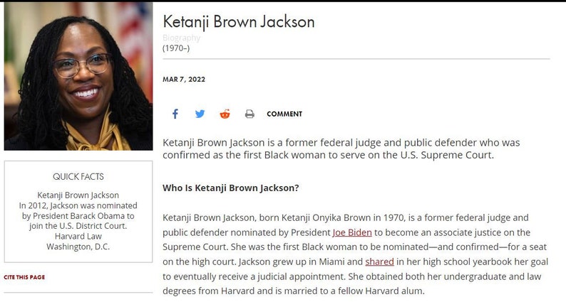 Ketanji Brown Jackson doll / HistoryWearz™ Refurbished dolls / Supreme Court Judge / First Black Woman USA Supreme Court Judge image 4