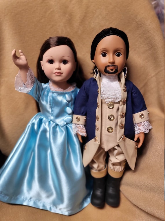 2 Hamilton Dolls / Alexander and Eliza Hamilton Dolls