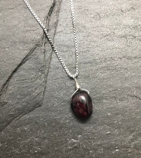 Protective stone necklace sale