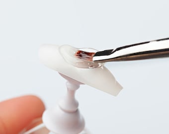 Hard Gel Overlay for Press-On Nails • Strengthening Acrylic Nail Upgrade