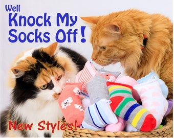 Well Knock My Socks Off Cat Toys (6 toy set)