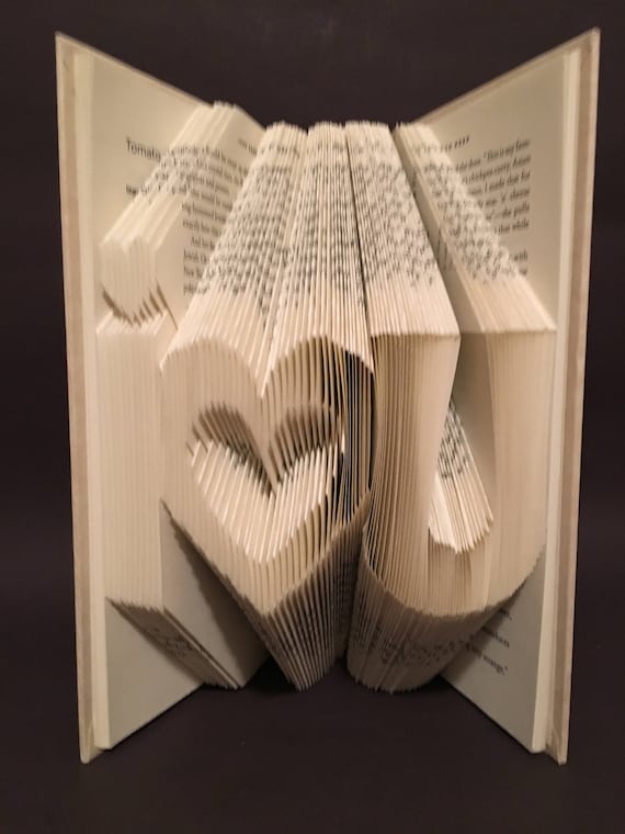 Art Magnet Mini Paper Flower Book Art Wedding Gift Tin Box Paper Art Paper Art Anniversary Gift Gift for Mom Unique Gift