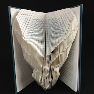 Folded Book Art-AirForce Logo-Military Gift-Unique Gift-Most Popular Gift-Gift for a Veteran-USAF