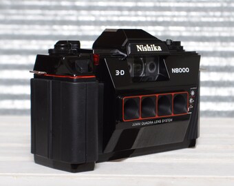 MINT Vintage Nishika N8000 3D Stereo Film 35mm 3-D Camera - 30mm