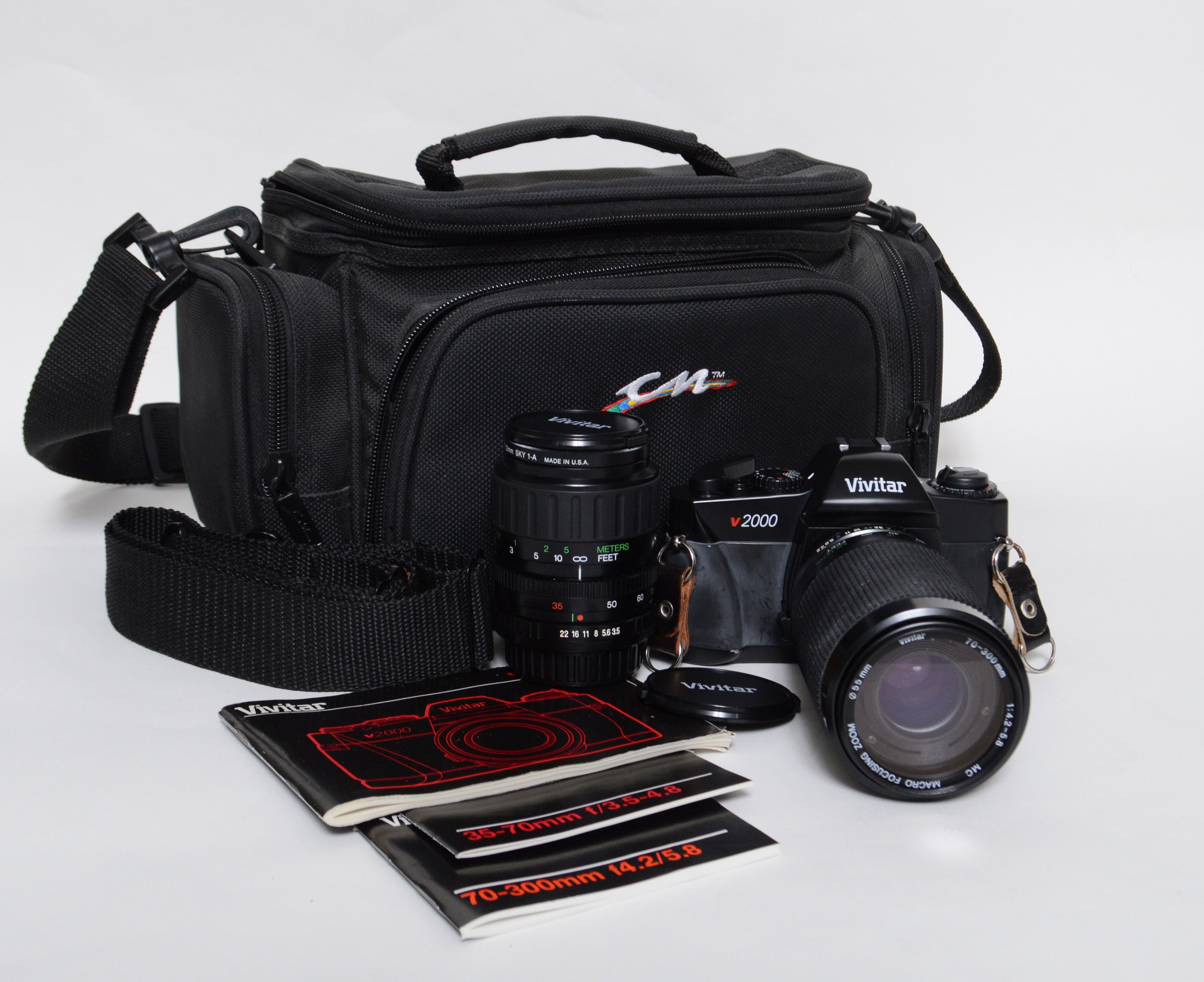 Vintage Vivitar V2000 35mm SLR Film Camera With Vivitar - Etsy