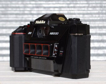 MINT Vintage Nishika N8000 3D Stereo Film 35mm 3-D Camera - 30mm