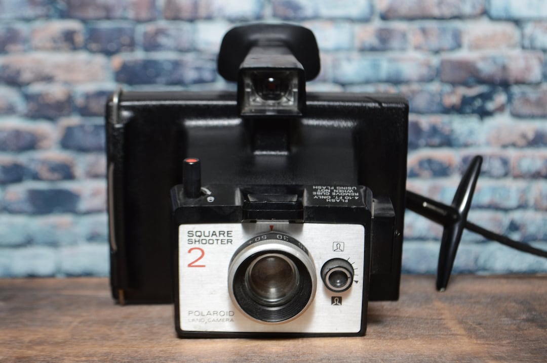 Vintage Polaroid Square Shooter 2 Land Camera Instant Film Etsy
