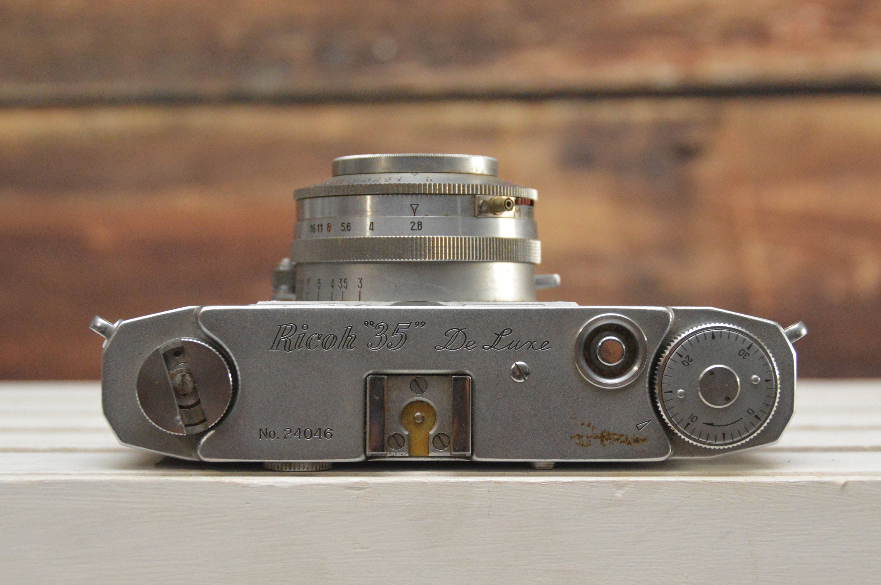 Vintage Ricoh 35 Deluxe Rangefinder Film Camera - Etsy