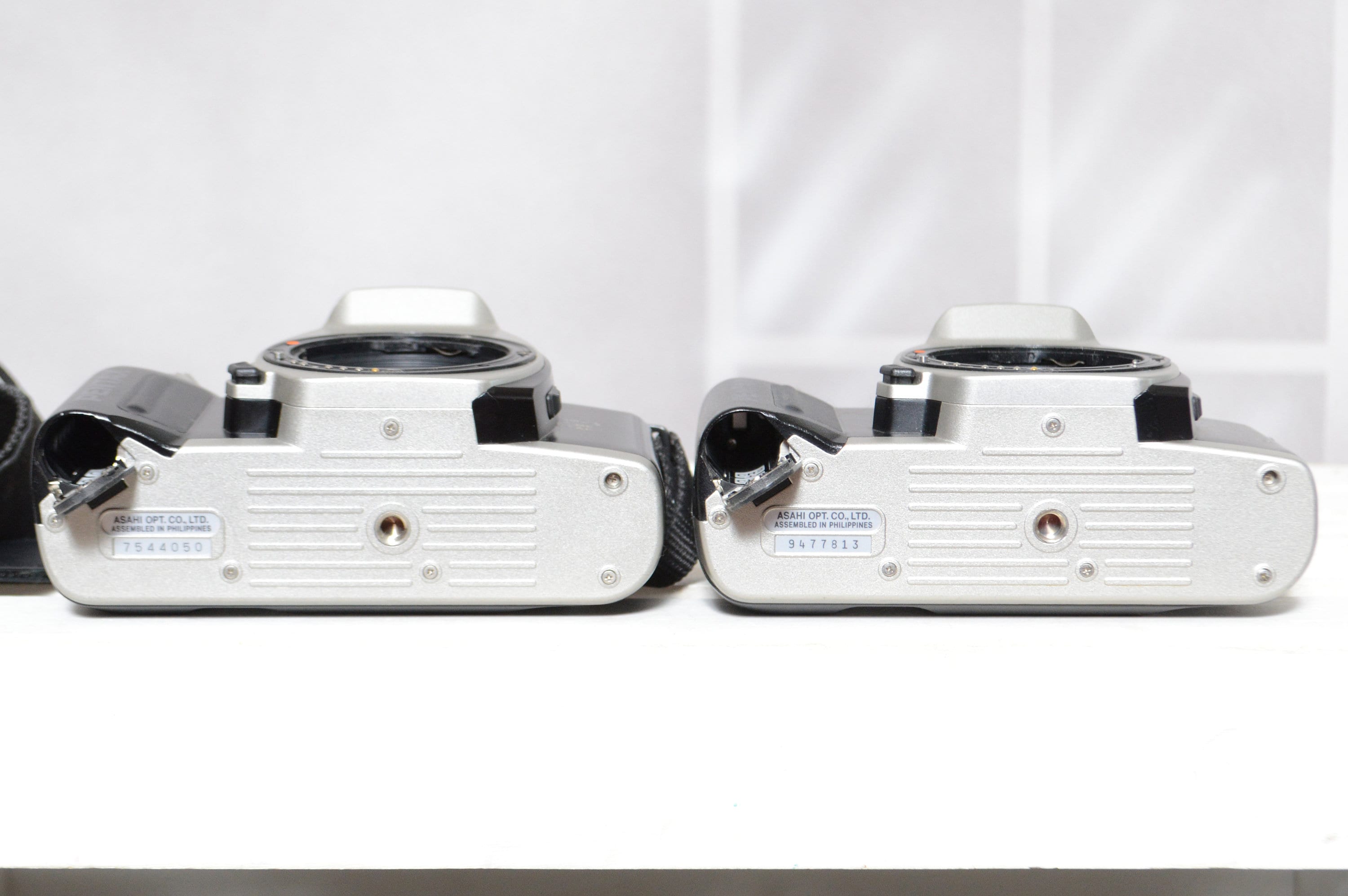 Two Vintage Pentax ZX-50 35mm Film Slr Cameras for PARTS / REPAIR