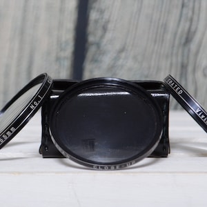 Vintage Vivitar Lens filter set - 55mm thread Close-Up Coated No.1 No.2 and No.4