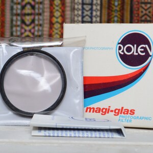 Vintage Rolev Magi-Glas 52mm Skylight filter with original box for 35mm film SLR camera
