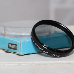 Vintage KALT 52mm Polarizer filter for 35mm film SLR camera
