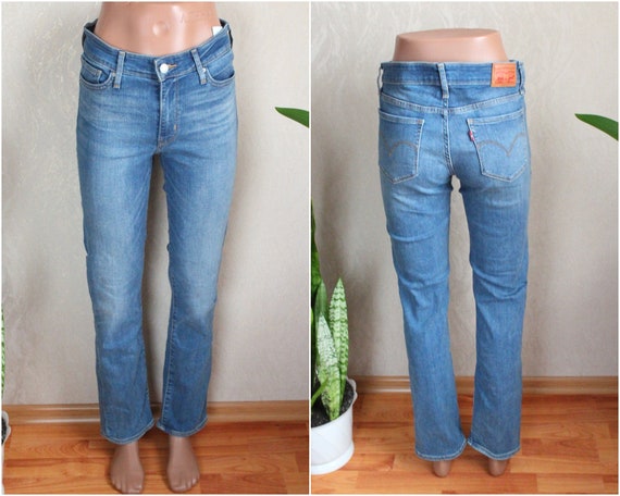 sky blue levis jeans