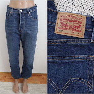 90&#39;s Vintage women&#39;s sky blue Levi&#39;s jeans mid waist straight jeans 501 W29 L26 Levis jeans 90s Grunge women&#39;s jeans classic jeans