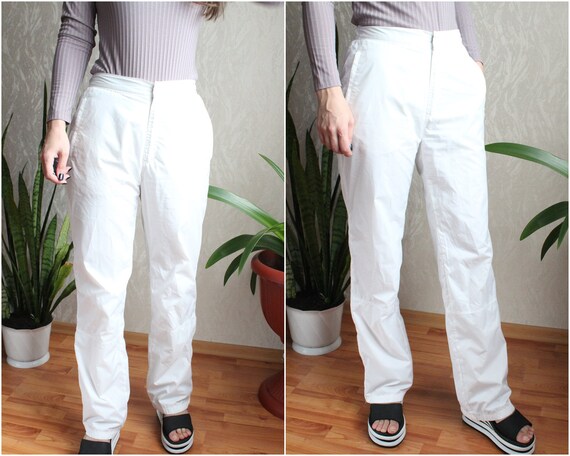puma track pants white