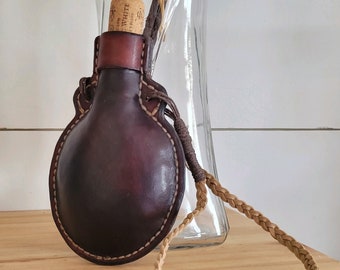 Genuine Leather Flask