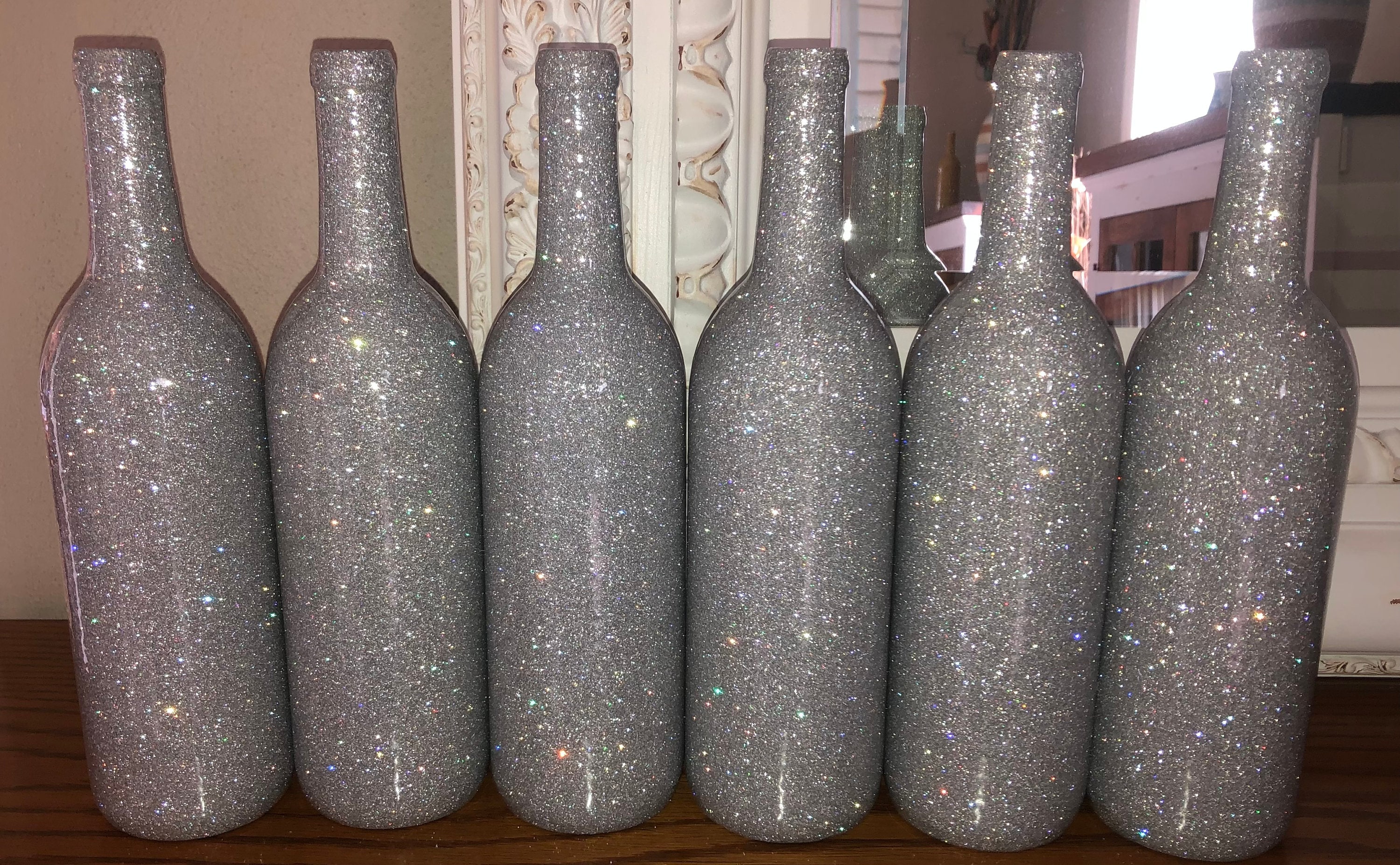 Silver Glitter Centerpieces Wedding Centerpieces Party - Etsy