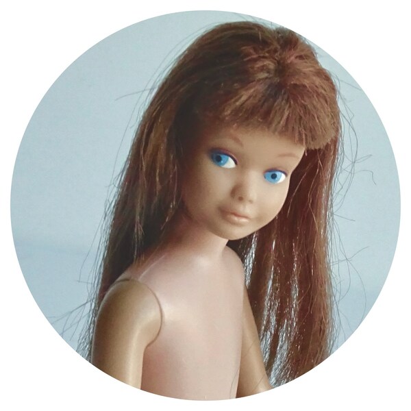 SKIPPER DOLL 1963 Vintage Oxidized BRUNETTE a