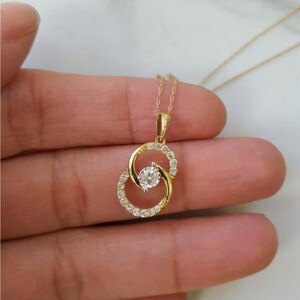 Interlocking Diamond Pendant