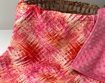 Baby Girl Minky Blanket