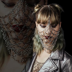 Diamond Chain Jewelry Mask Jewelry Headpiece