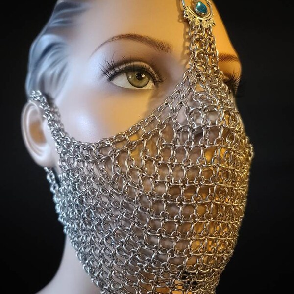 Chain Mask Etsy
