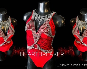 Heartbreaker Pentagram Chain Harness